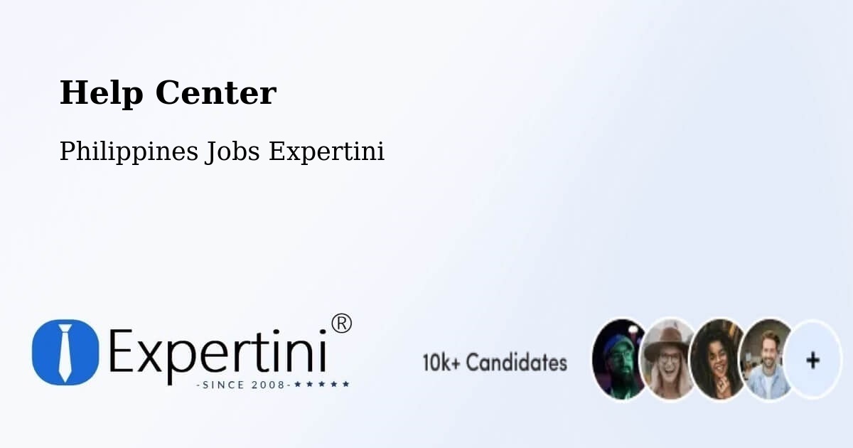 Help Center – Sudipen - Philippines Jobs Expertini